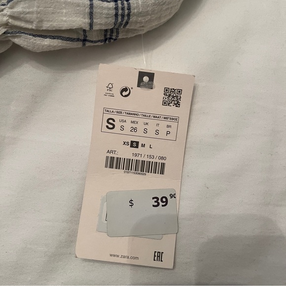 Zara Cropped Long Sleeve Top - Picture 4 of 4